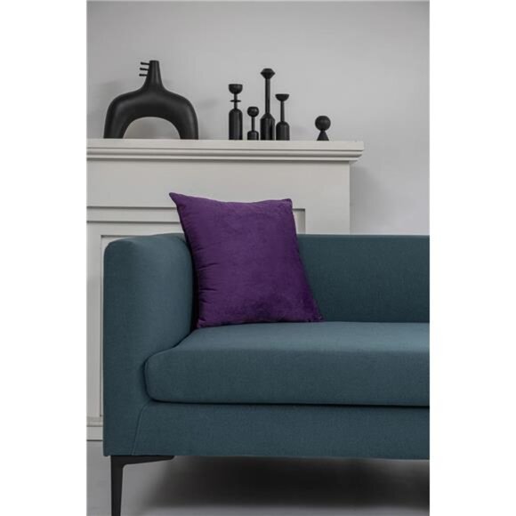 18x18 Throw Pillow Cases Purple: 2 Pack Cozy Soft Velvet Square Decorative - Picture 3 of 7